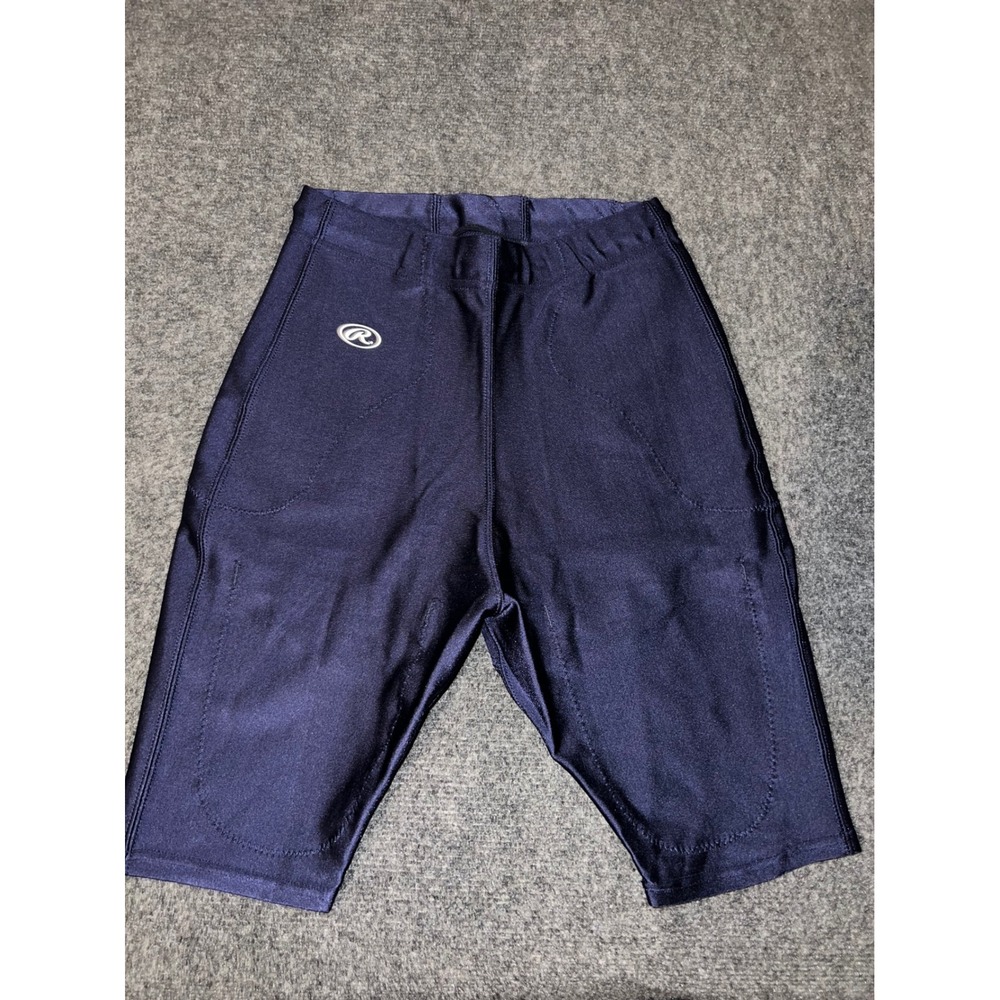 Rawlings BS5P09 Men Navy Blue Football Girdle Compression Shorts Size Large